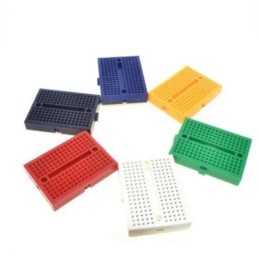 Yapışkanlı Mini Breadboard  Küçük Breadboard Syb Farklı Renklerde Yapışkanlı 1adet