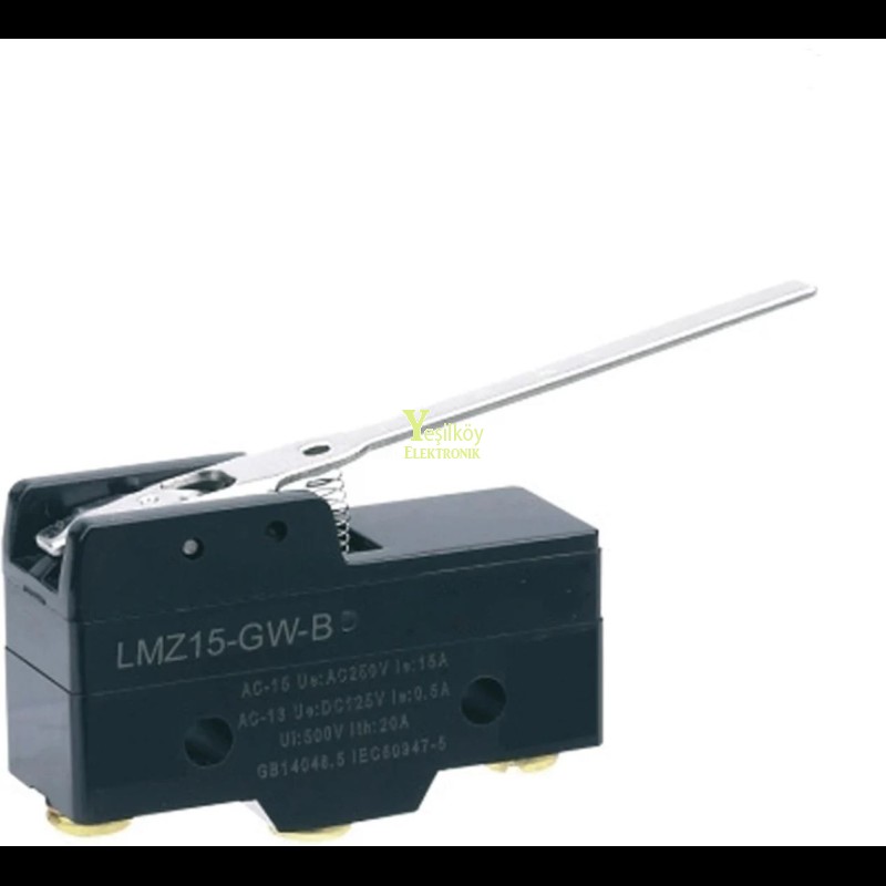 Lmz15-gw-b Uzun Palet Mikro Switch Limit Swiç Büyük 5cm En
