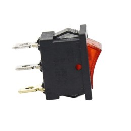 Mini Işıklı Anahtar On-Off 3p 220v Kırmızı Uzun Bacak