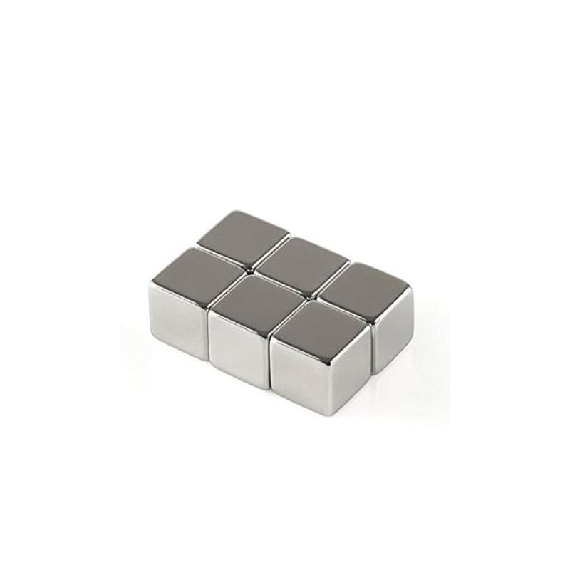 10x10x10mm Neodyum Mıknatıs Küp Yüksek Güçlü 1adet